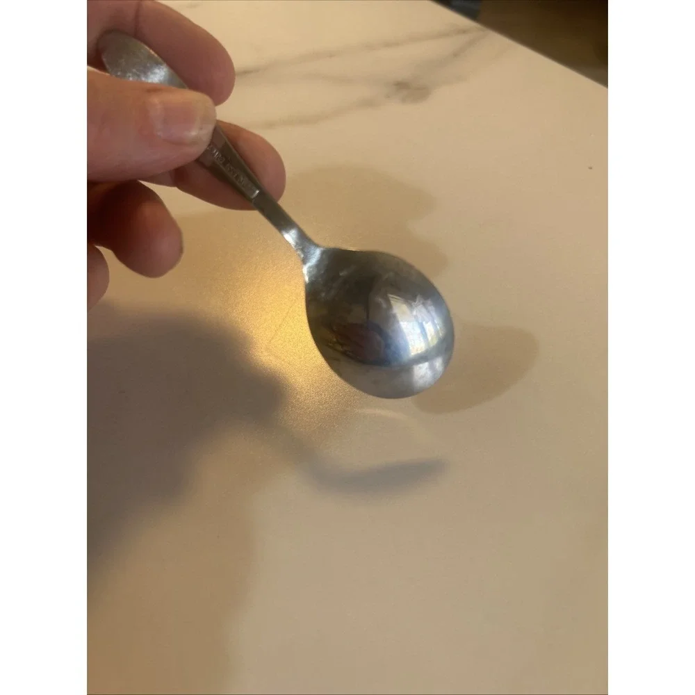 Treasured Tot‎ Stainless Steel Baby Fork & Spoon Set Vintage